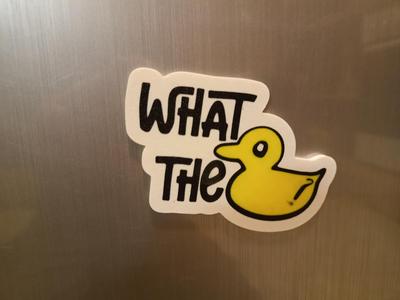 What the Duck? Refrigerator Magnet