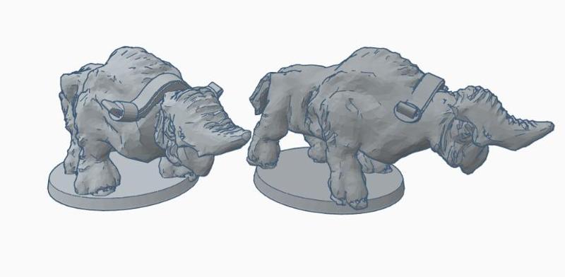 Great Beasts of Mordor 10mm Scale