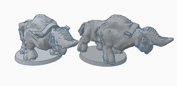 Great Beasts of Mordor 10mm Scale