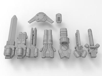 Weapon Pack - Cen'Tau Battlesuit - Space Communist