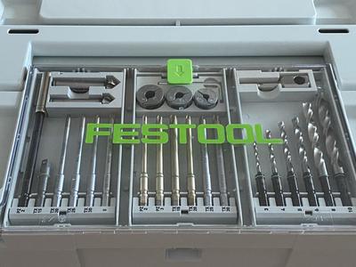 Festool Systainer Sys3 mit Deckelfach - Hakendreher Einsatz