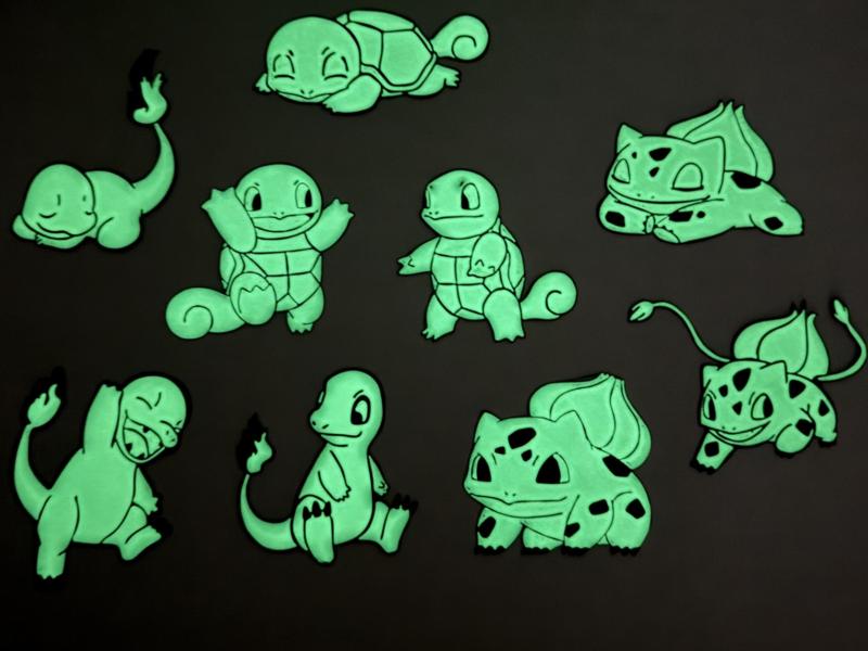 Glow in the dark pokemon