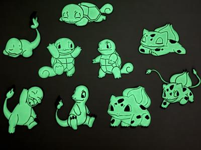 Glow in the dark pokemon