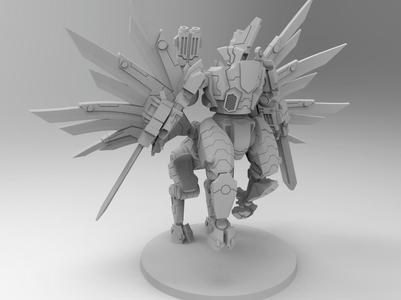 Pegasus Class - Cen'Tau Battlesuit Space Communist