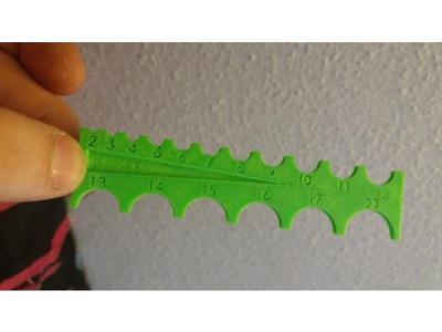 Radius ruler / regle pour rayon