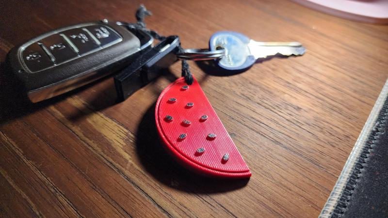 Watermelon Keychain