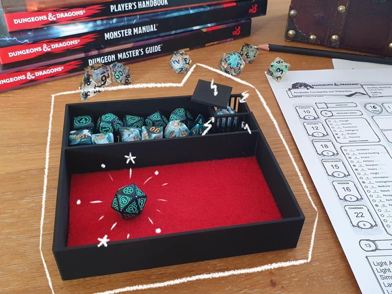 Tray 'Redemption' - with built-in dice jail