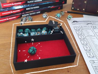 Tray 'Redemption' - with built-in dice jail