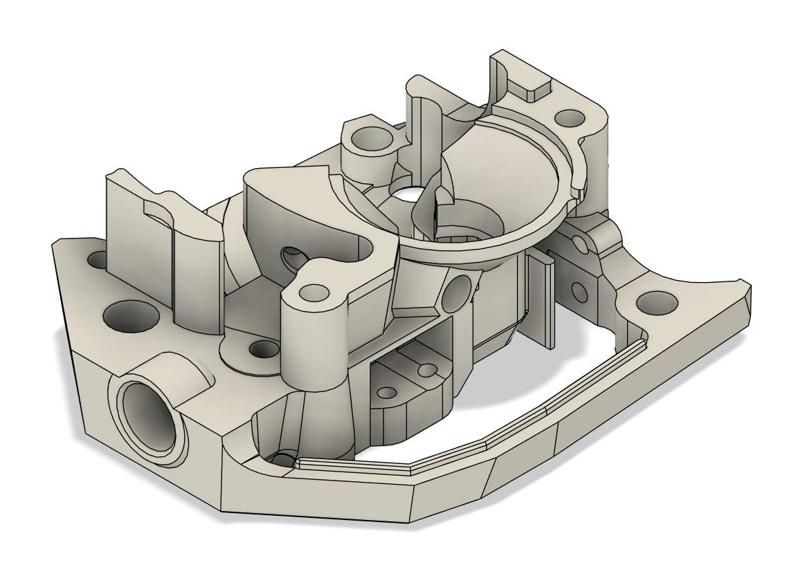 Filametrix Body (CW2) for SB2209/SB2240 with Dual Filament Sensors and ECAS - larger ball bearings