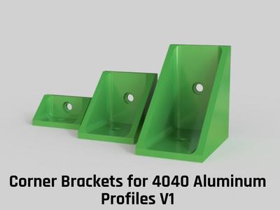 Corner Bracket for 4040 Aluminum Profiles (V1)