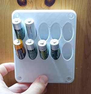 Parametric Battery Holder