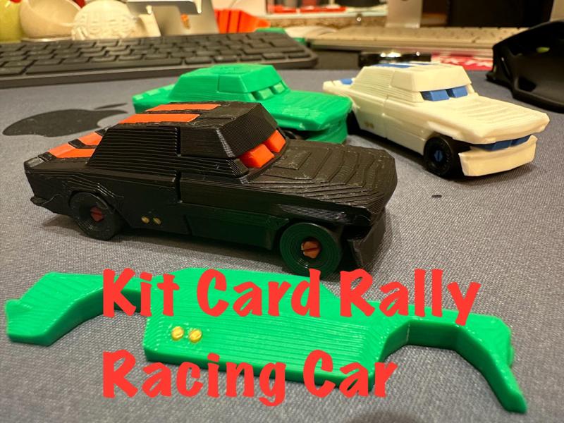 Kit Card Model Racing Car