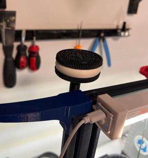 Z-Axis Knob CONTAINER - Ender 3, Ender 3 Pro, CR-10, CR-10 mini, Hictop, Tevo Tornado and similar