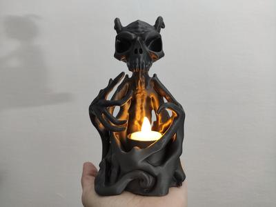 Nightmare -  LED Tea light Holder