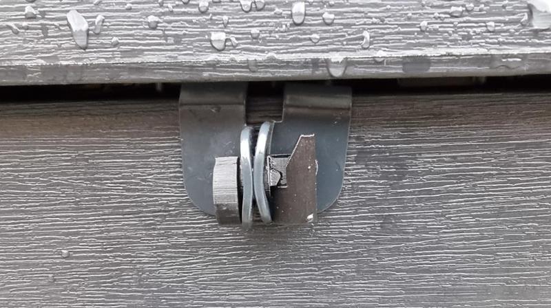 Hasp & Staple locking pin bolt