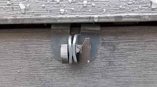 Hasp & Staple locking pin bolt