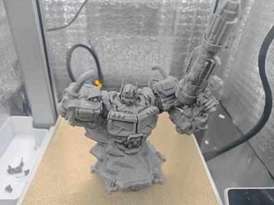 The Internet's Most Handsome and Powerful Optimus Prime Bust Model Figure