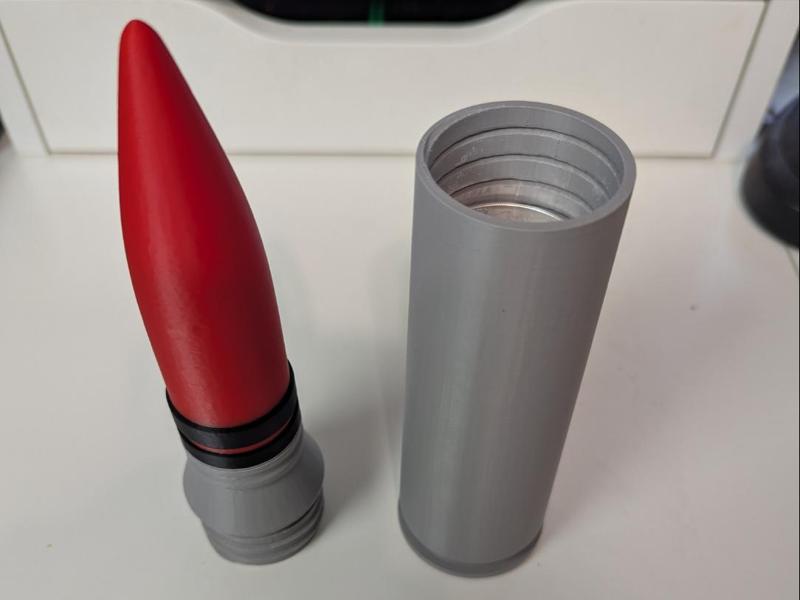 30mm A--10 Warthog Ammo Silver Container