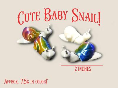 Cute Articulated Baby Snail