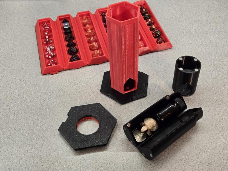 Rollup Dice Box Storage+Tower Core