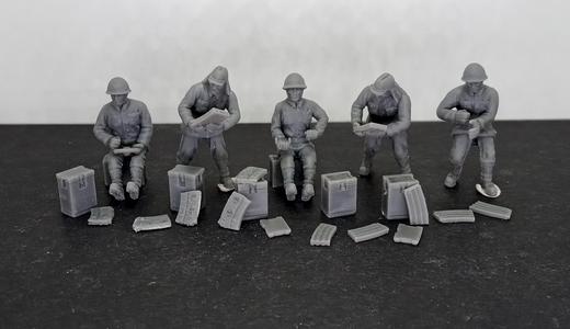28 mm Japanese AA artillery crew