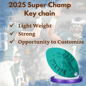 2025 Superbowl Champs Keychain- Philidaphea Eagles