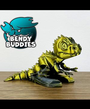 Sheriff Spike Boots / T-Rex Articulated / Print-in-Place Dinosaur / Cute Tyrannosaurus / Dino World 