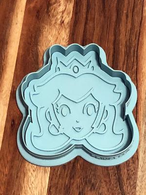 Princess Peach Cookie Cutters and Stamps