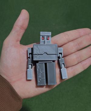 MINECRAFT GOLEM FLEXI PRINT IN PLACE