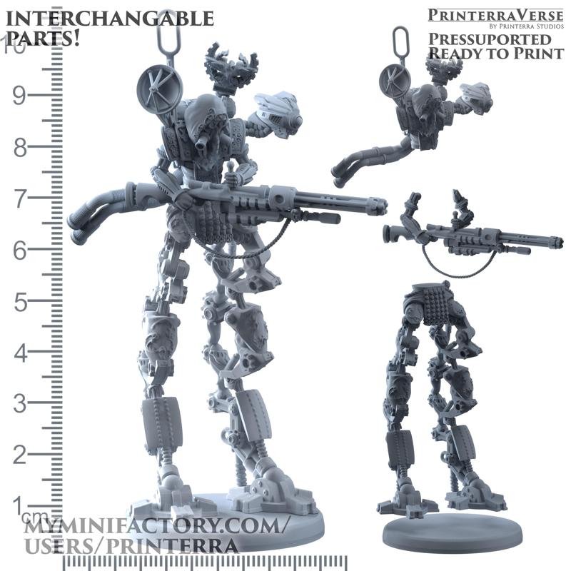 042 ROMANUS Skatrianus Tall Robot