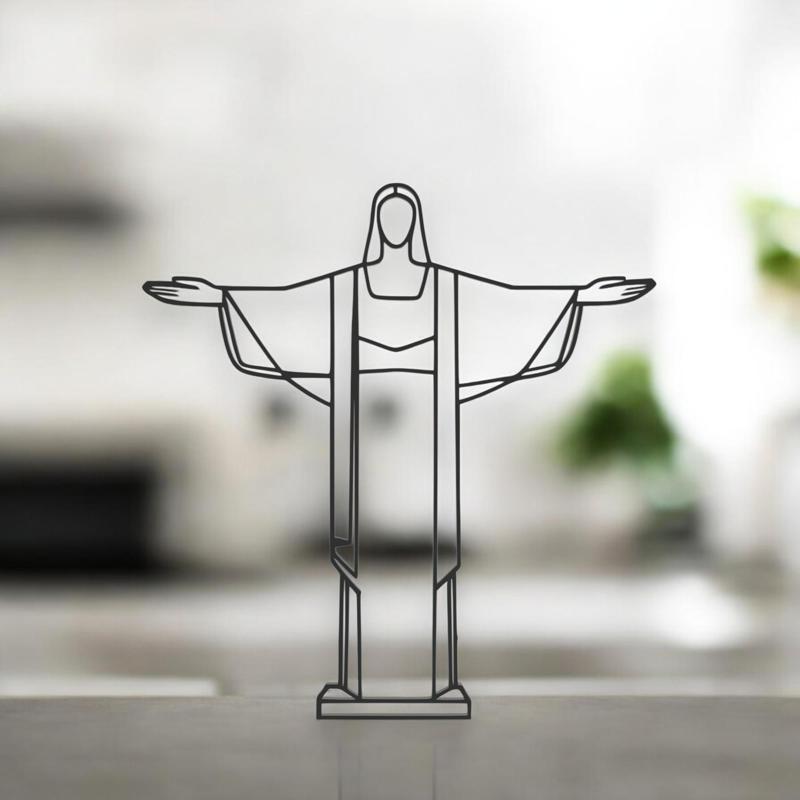 Christ The Reedeemer Line Art - Desktop Line Art