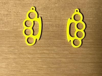 knuckle duster earrings