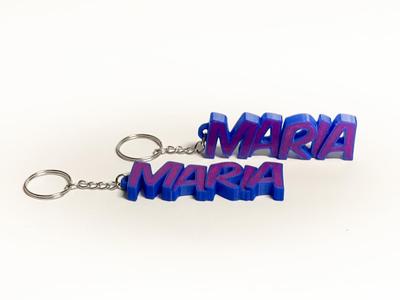 Beautiful keychain with the name MARIA