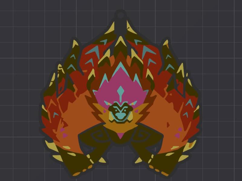 Monster Hunter Ajarakan Keychain
