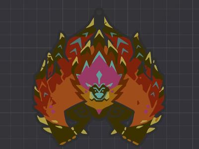 Monster Hunter Ajarakan Keychain