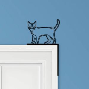 Cat Door Corner Decor