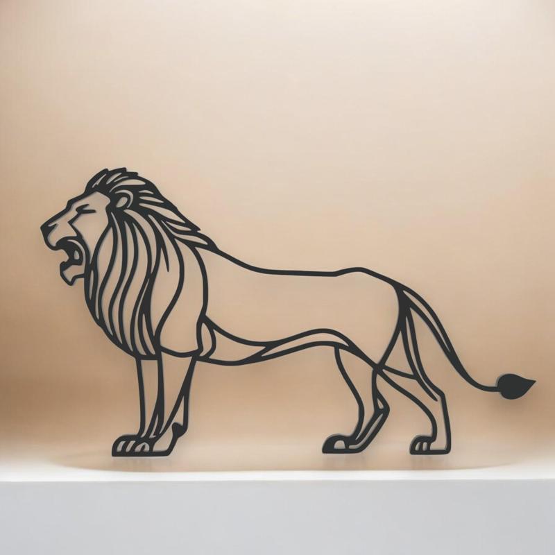 Lion Line Art - Desktop Line Art