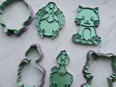 Farm Set Animal 2 Cookie Cutter Play-Doh Fun