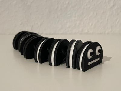 Articulated Flexi Oreo Caterpillar Toy