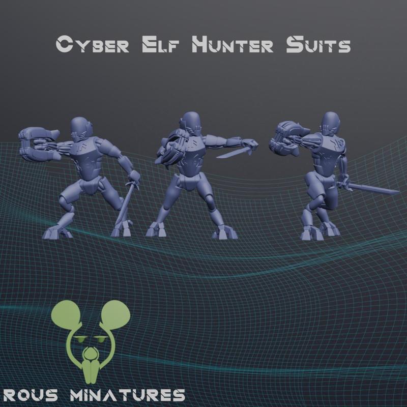 Cyber-Elf Hunter Suits