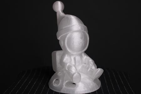 Buzz Sitting on Moon with Christmass Hat