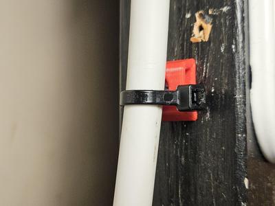 Screw-in zip tie anchor