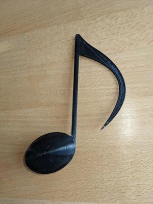 Musical Note 3D Hollow