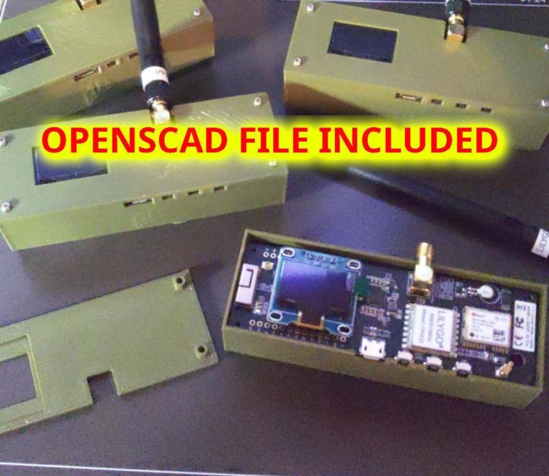 Meshtastic Enclosure For LILYGO T-Beam ESP32 TTGO Development Board