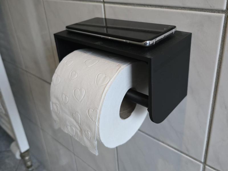 Toiletpaper holder wallmount