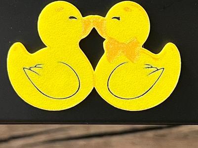 Kissing Duckies Magnet