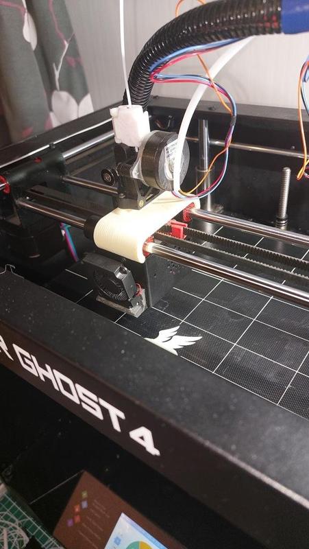 flying bear ghost 4 mini crab mount for mini sherpa direct extruder