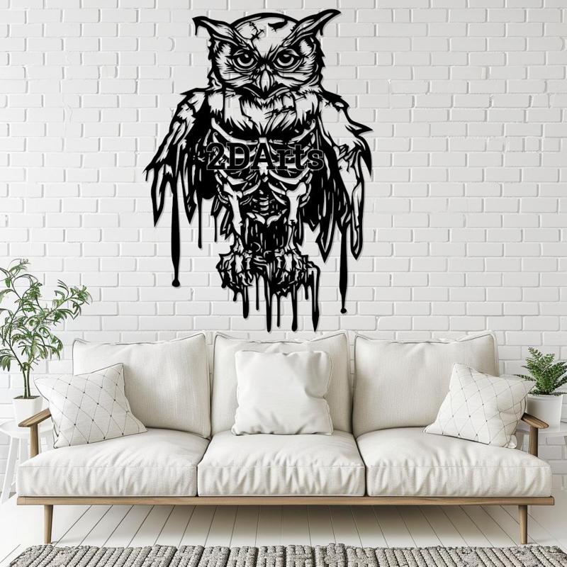 Zombie Owl 2D Wall Art/Window Art