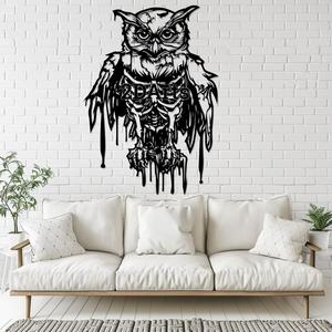 Zombie Owl 2D Wall Art/Window Art