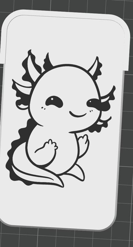 Axolotl 5 Diamond Dot Tray